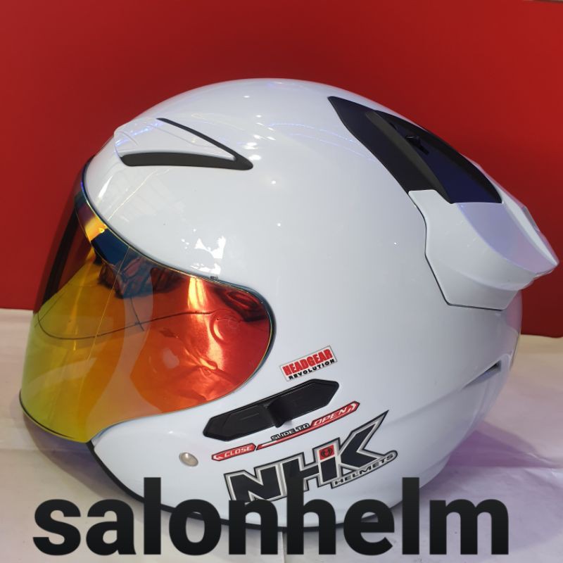 Helm NHK R1 Glossy Visor Flat Visor Iridium