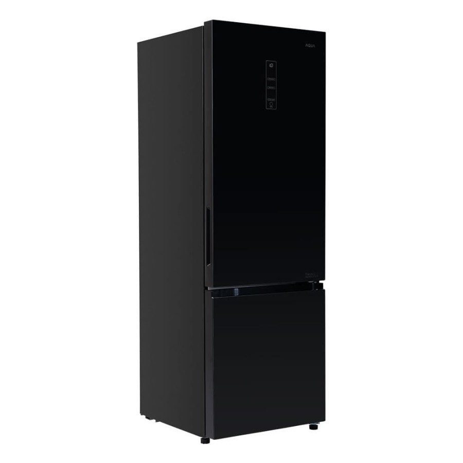 KULKAS AQUA AQR-350RBG(BK) KULKAS AQUA FREEZER BAWAH