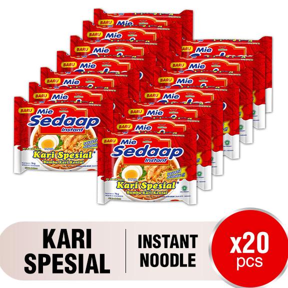 

Sedaap Mie Instan Kari Kental Spesial 75 gr x 20 pcs