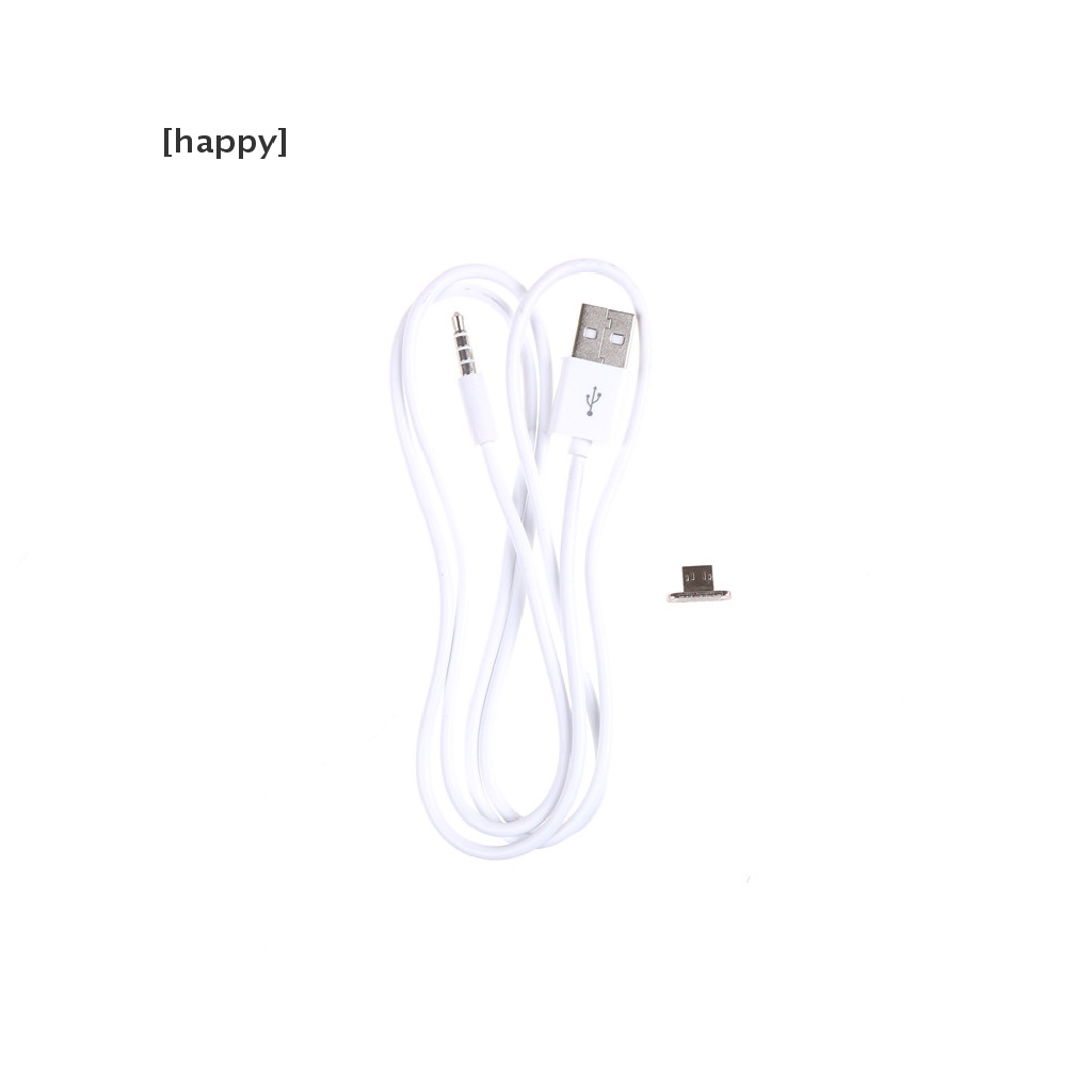 Kabel Charger Aux Audio Plug Jack 3.5mm Ke Usb 2.0 Male Panjang 3.3ft Untuk Mp3