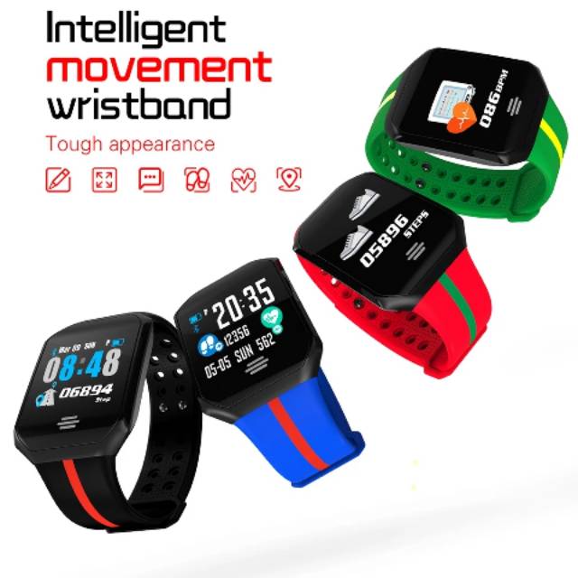 Jam tangan digital smart watch bluethoot ip67