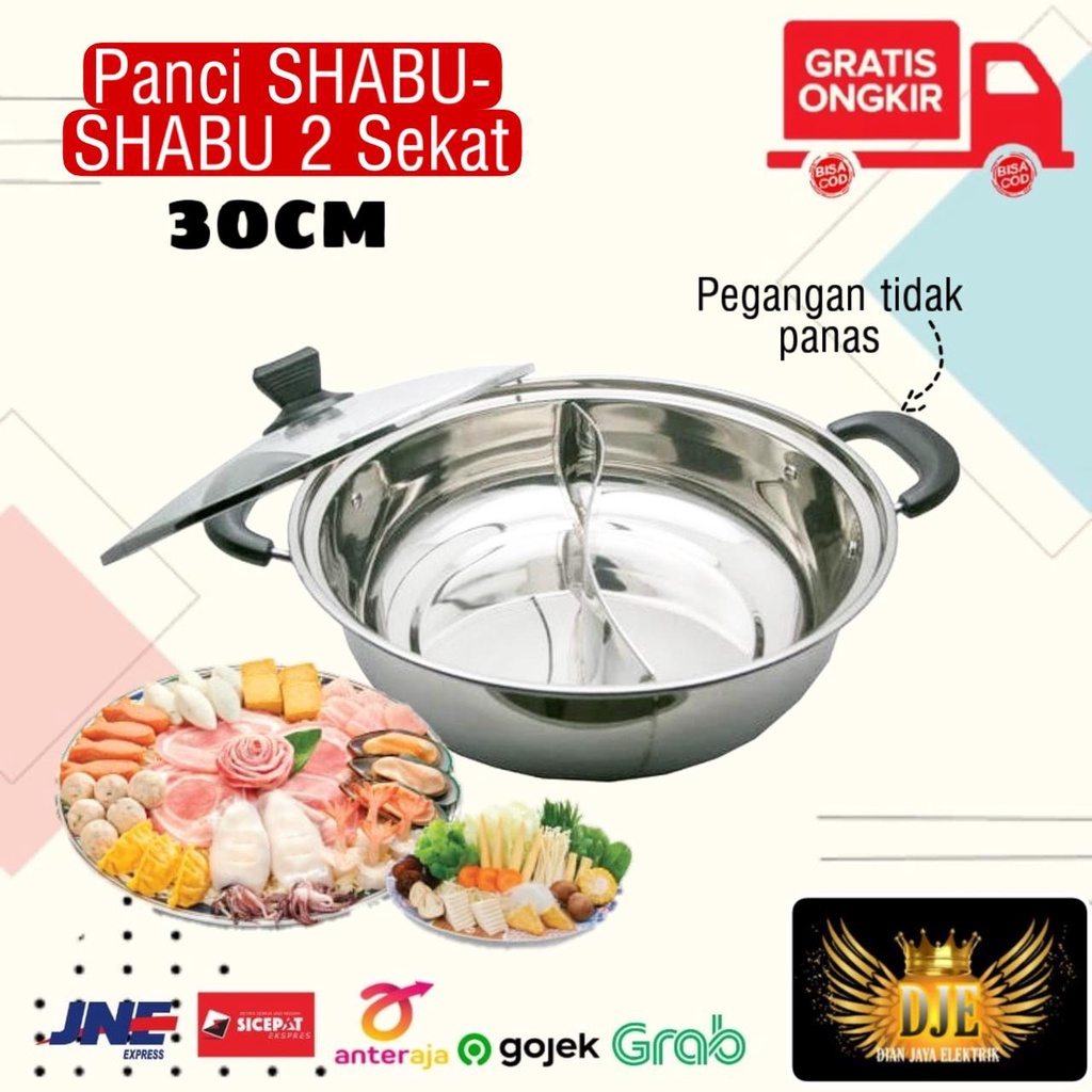 panci shabu shabu 2 sekat home pro