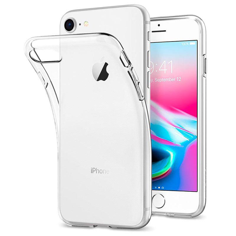 

Case iPhone SE 2020 / 8 / 7 Spigen Liquid Crystal Clear Transparant Softcase Casing