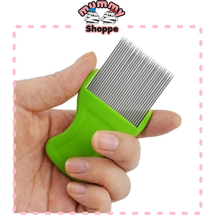 perawatan rambut - sisir serit / sisir kutu ketombe bahan stainless bisa untuk manusia dan hewan