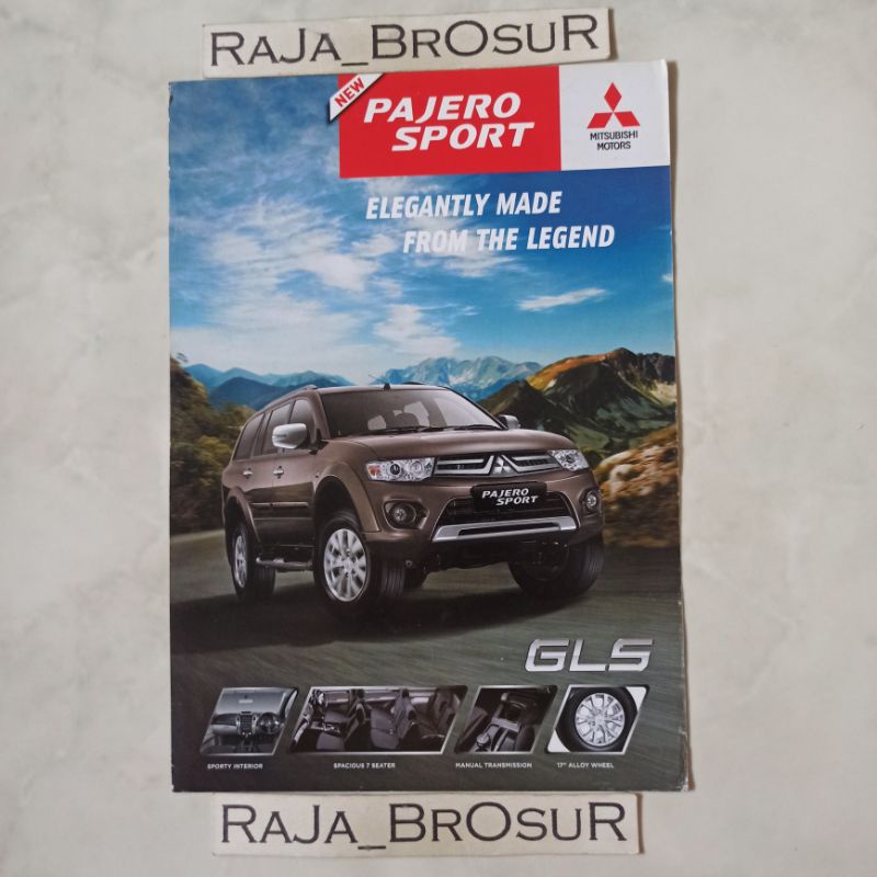 Poster brosur katalog flyer Mitsubishi Pajero Sport 2015