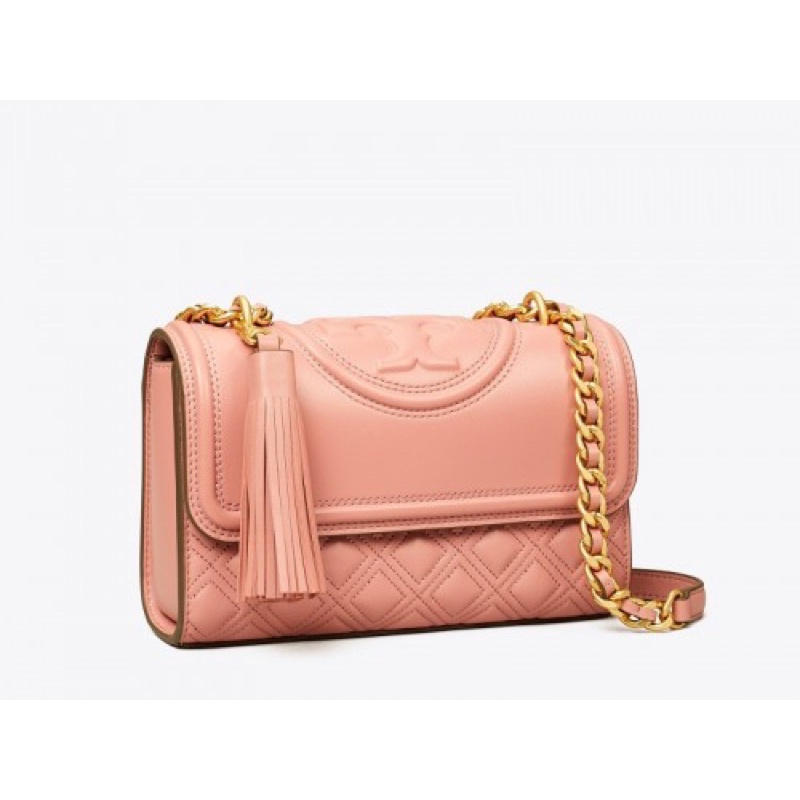 TB Fleming Convertible Shoulder Bag - Pink Magnolia