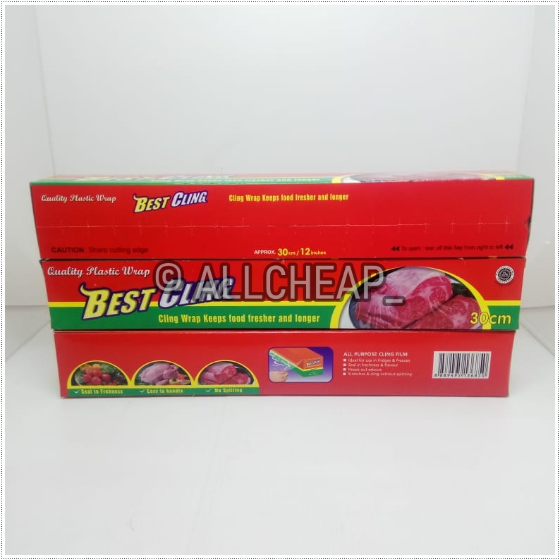 best cling plastik plastic wrap wraping pembungkus makanan