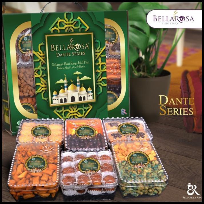 

Paket Kue Lebaran Bellarosa Dante Series / Kue Kering Bellarosa