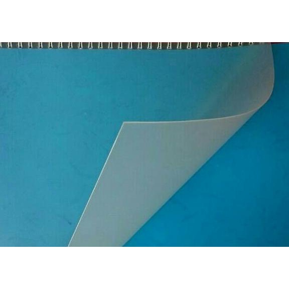 

Terlaris Plastik mika jilid A4 atau F4 tebal 0.5 pp doff isi 10 lembar