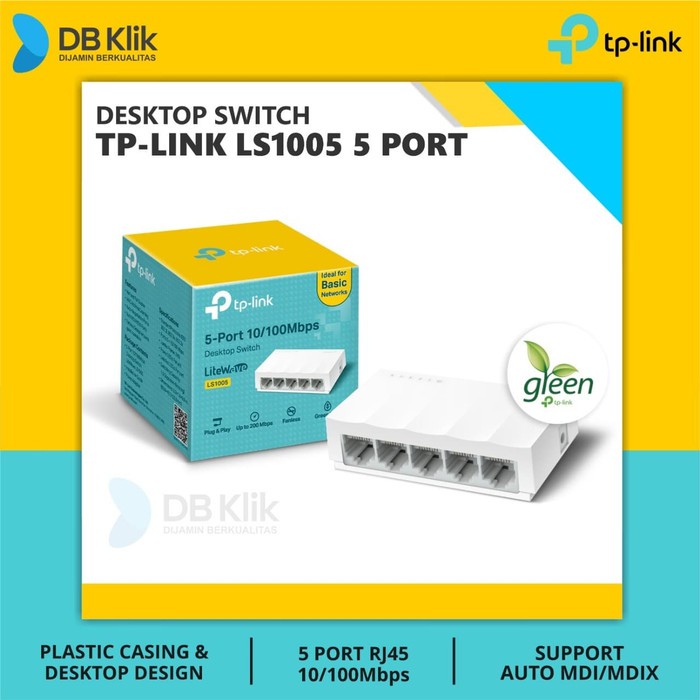 Desktop Switch TP Link LS1005 5Port 10/100Mbps