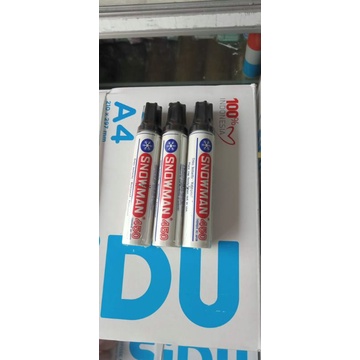 [1 LUSIN] SPIDOL PERMANEN SNOWMAN 450 JUMBO / SPIDOL SNOWMAN 450 PERMANEN JUMBO