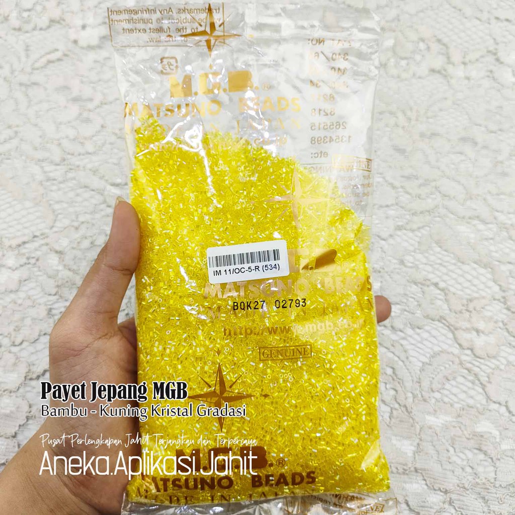 50 GRAM PAYET JEPANG MGB KUNING KRISTAL GRADASI 5R(534)