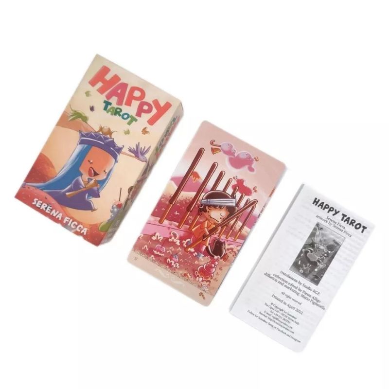 Happy Tarot 12x7cm include guide paper