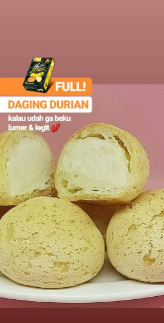 PAKET COMBO Mochi Bakar Durian Moojang Bandung Dan Bolu Susu Lembang Original Chewy Durian Dan BSL