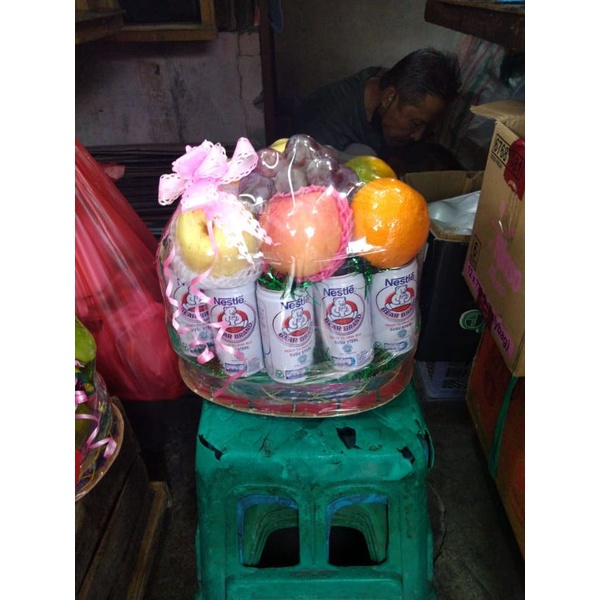 

bear brand 5 dan buah parcel