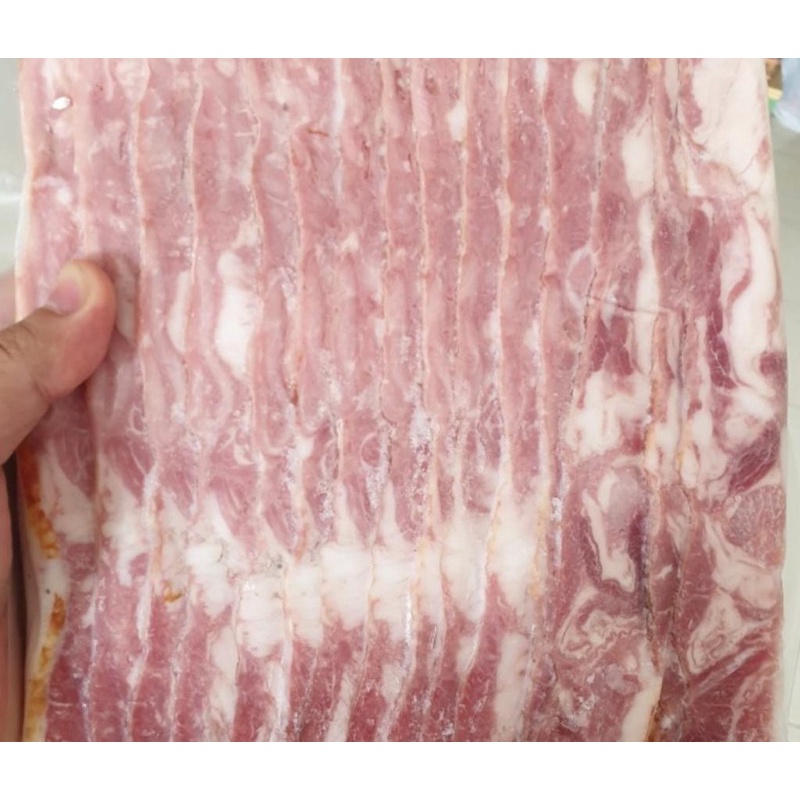 

babi bacon bali / bali pork bacon 500gr