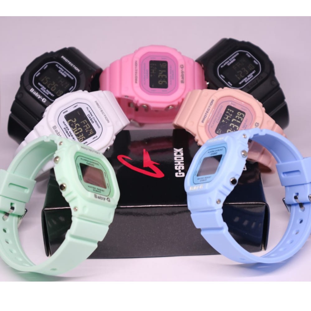TERLARIS  JAM TANGAN NEW CASIO BABY G DIGITAL PUTIH