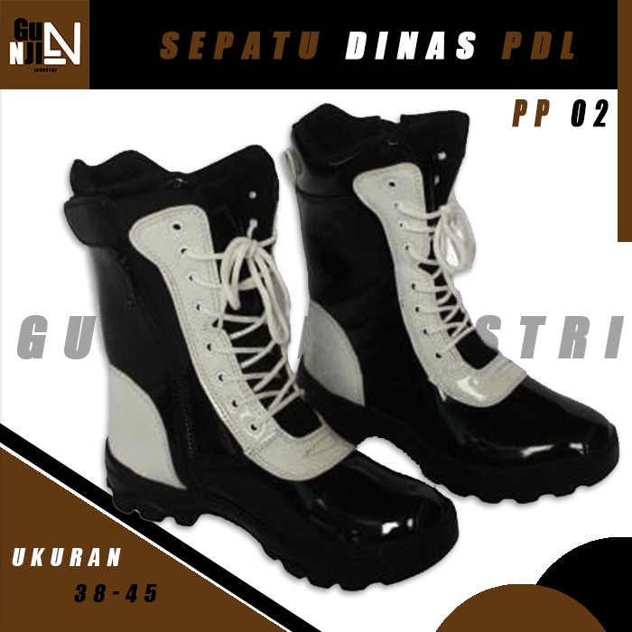 Sepatu PKD PDL PROVOST SATPAM SECURITY TNI POLISI POLRI PREMIUM SOLE KARET – PP02