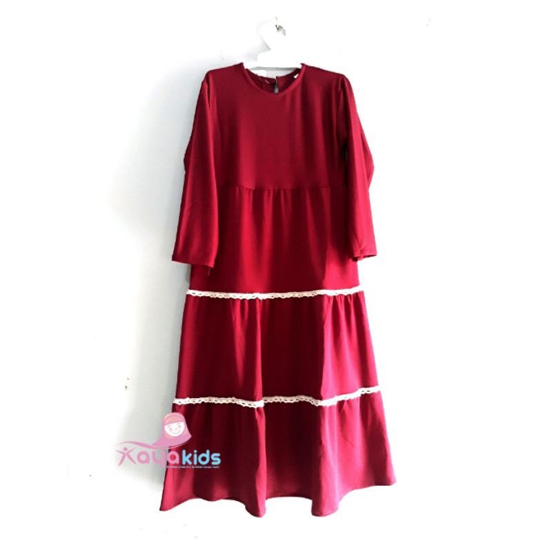 Gamis Syari Anak Renda | Set Jilbab