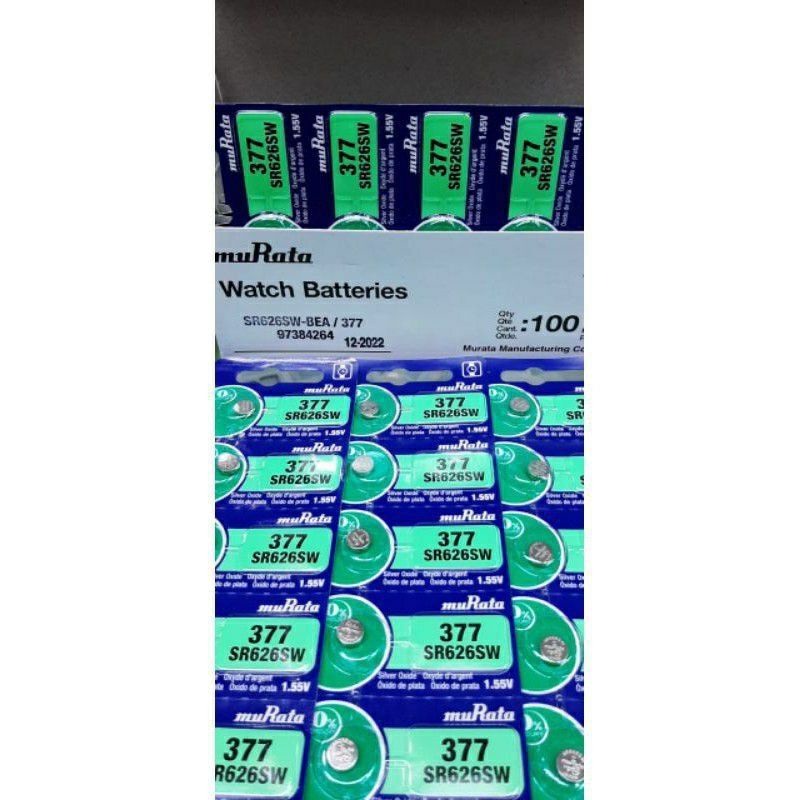 BATERE MURATA SR626SW MURATA 377 BATRE MURATA 626 BATRE JAM TANGAN