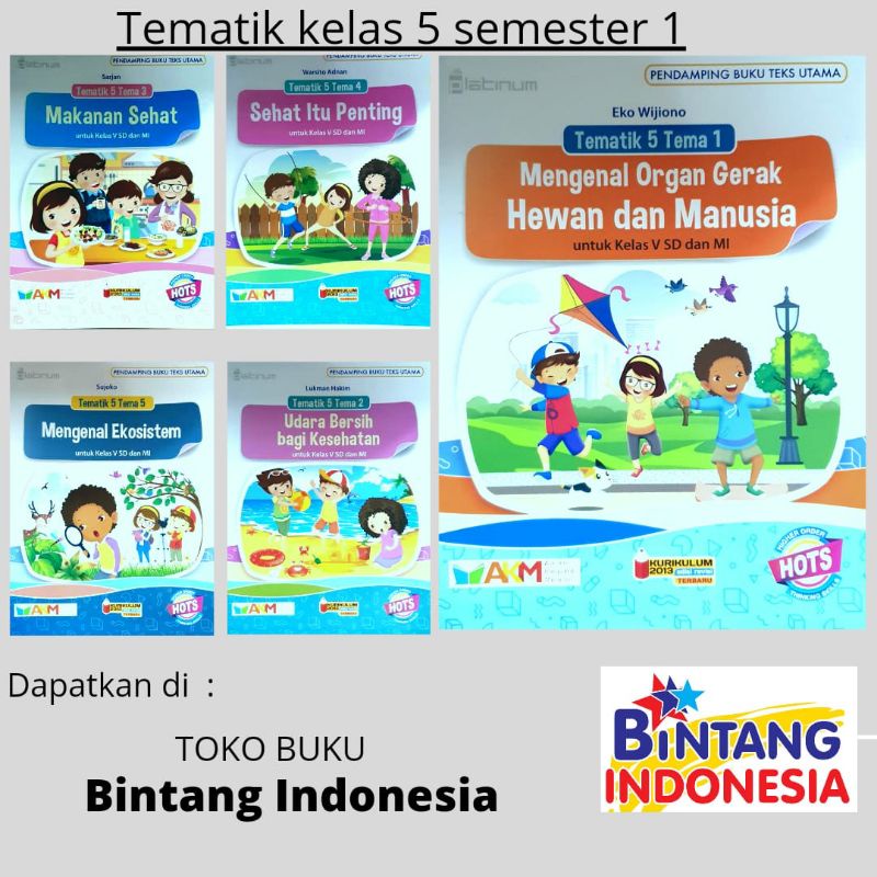 Platinum - Buku Pelajaran Tematik 5 Tema 1-5 SD Kurikulum 2013 Revisi