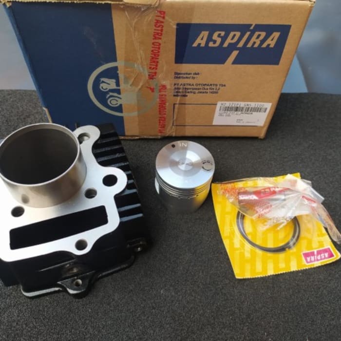 Blok Seher 1 Set Piston - Astrea Grand Prima Supra X 100 Lama Asli Aspira H2-121p1-GN5-1100