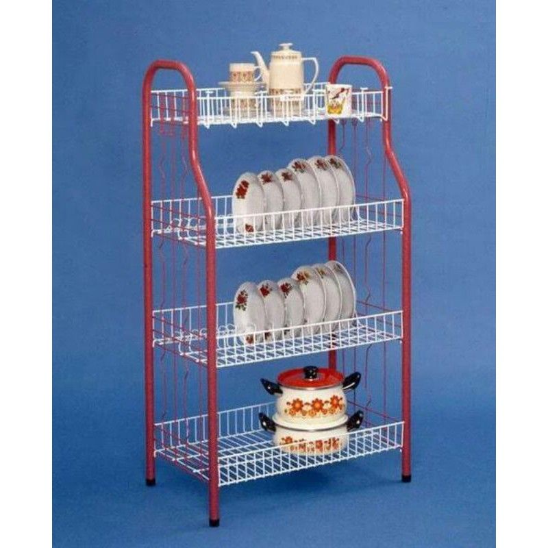 Dragon Rak Piring Kawat Susun 4 Anti Karat