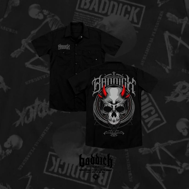 KEMEJA HARDCORE BADDICK BANDUNG ORIGINAL PRIDE