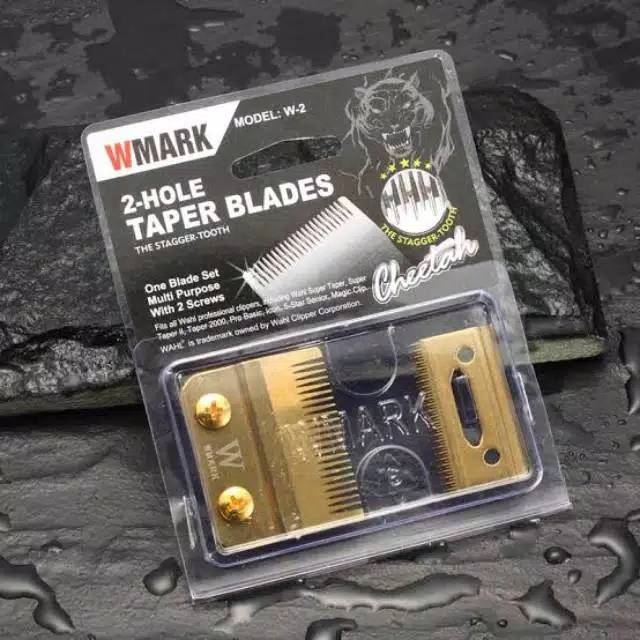 BLADE WMARK W2 GOLD STAGGER TOOTH MATA PISAU CADANGAN MESIN CUKUR RAMBUT CLIPPER ORIGINAL