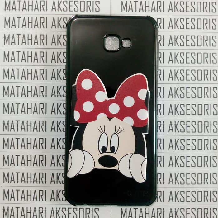 Case Samsung J4 Plus J4+ Blackmatte Karakter 3D Minnie Mouse