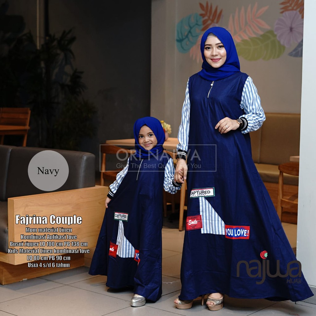 Fajrina Couple By Najwa| Suplier Hijab Solo| Grosir