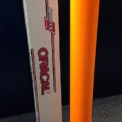 

[Per Meter] ORACAL 6510 037 ORANGE Fluorescent Stiker Vinyl Warna Stabilo Setabilo Oren Lebar 126 cm