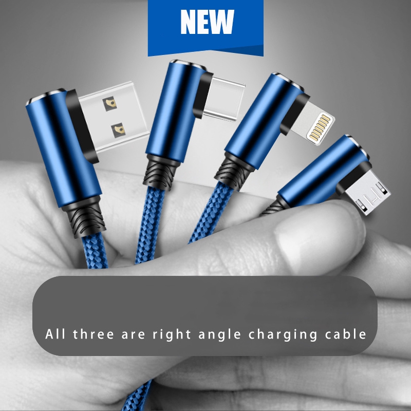 3 In1 Charging Kabel Data Cable for Android Apple Type-c