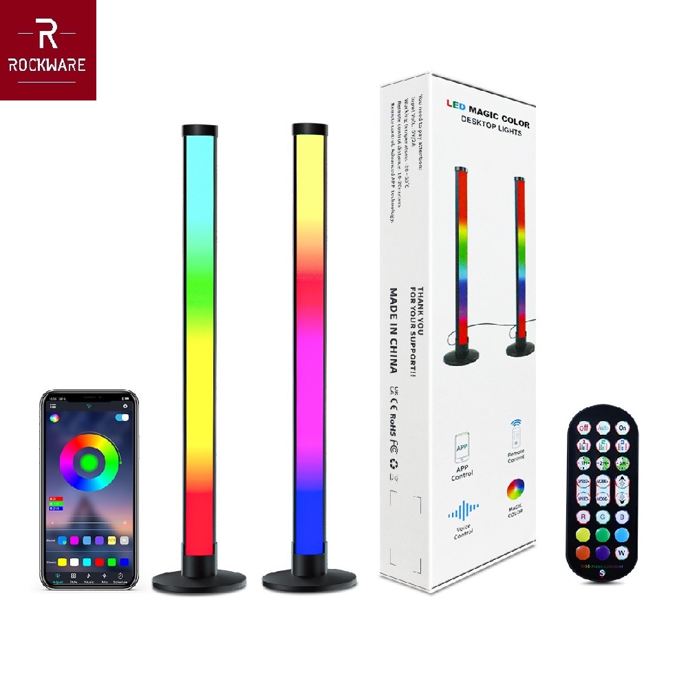 ROCKWARE LED RGB Magic Color Desktop Table Light Set - Set Lampu isi 2