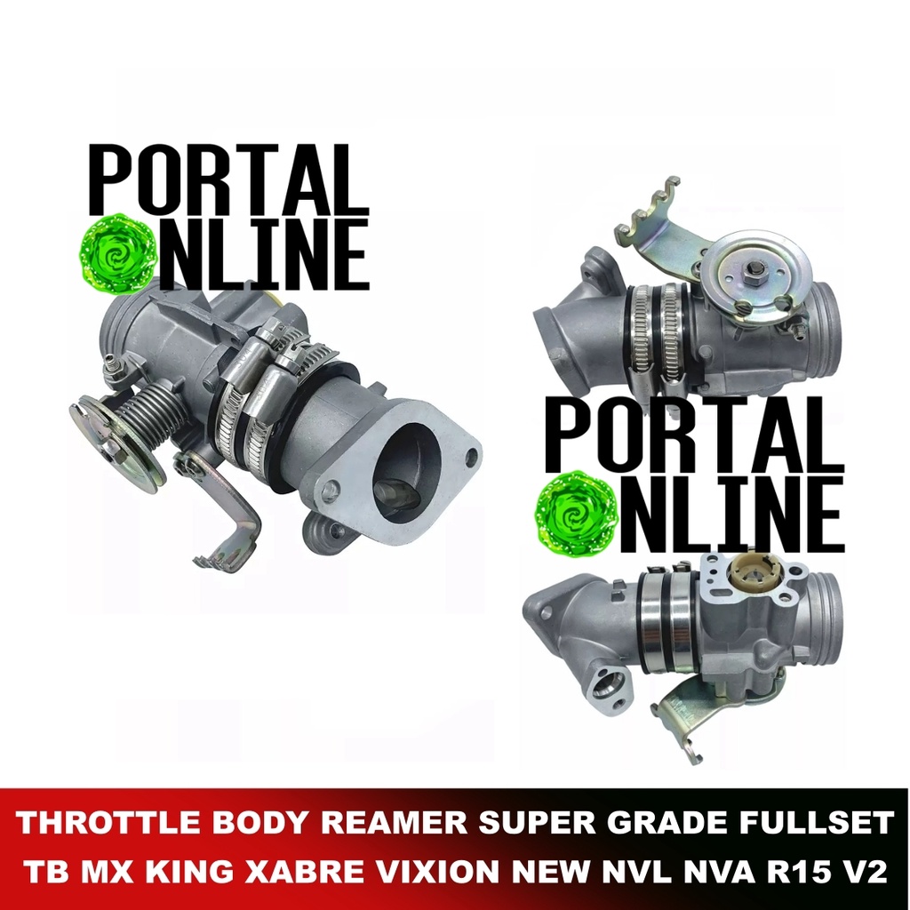 THROTTLE BODY TB REAMER YAMAHA MX KING VIXION MXKING XABRE VIXION NEW NVL NVA R15 V2 32 MM 34 MM Y15