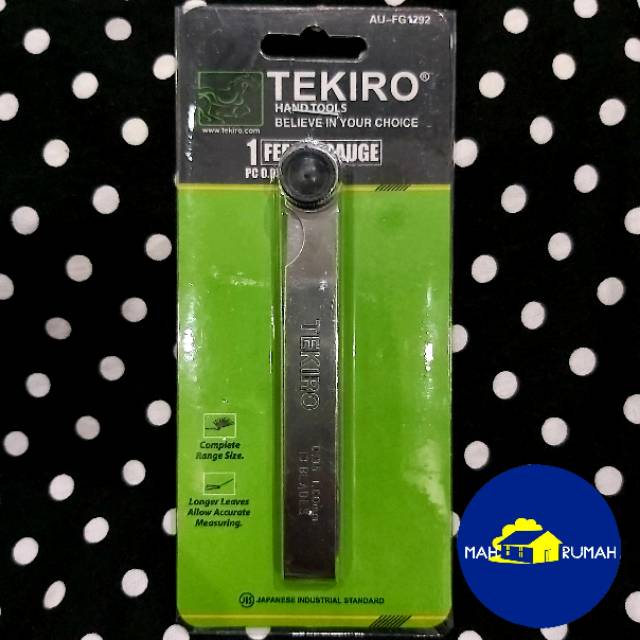 Feeler Gauge 13 pcs 13pcs Alat Ukur Celah Kunci Stel Klep Fuller Puller - TEKIRO