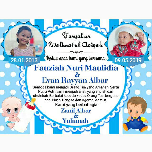 Contoh Tulisan Aqiqah Bayi contoh kartu ucapan Contoh Tulisan Aqiqah Bayi contoh kartu ucapan