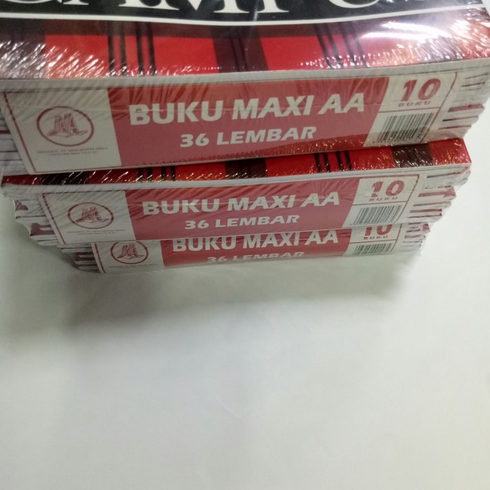

Cuci Gudang Buku Tulis Merk Aa Maxi Campus Isi 36 Lembar Limited