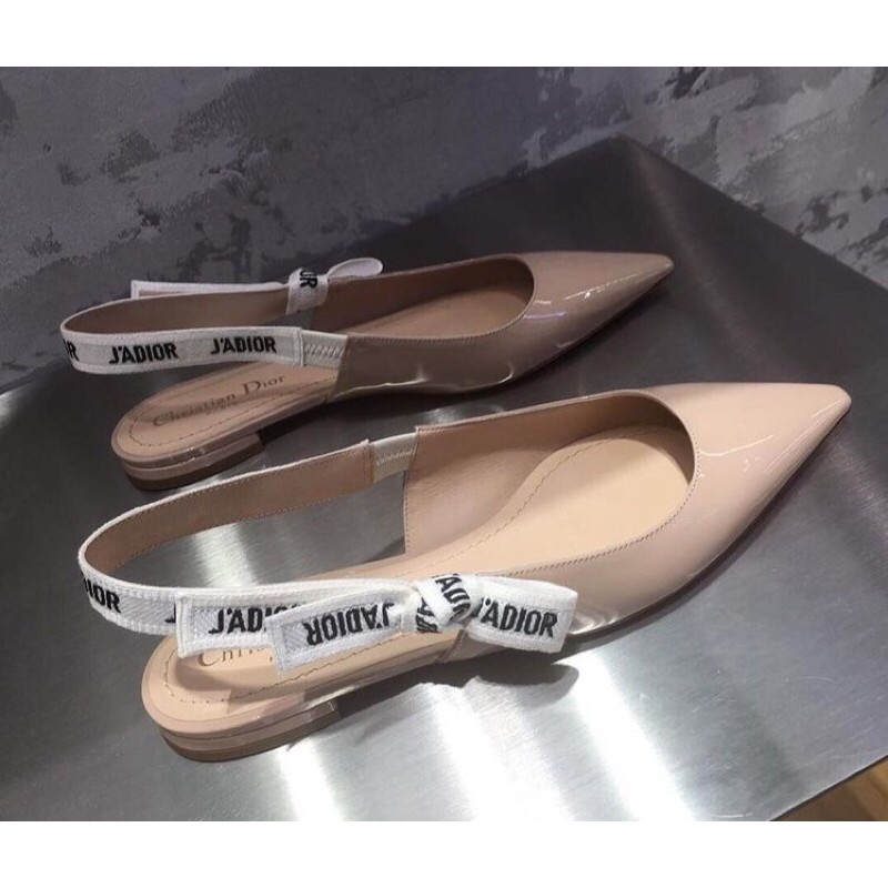 jadior slingback nude