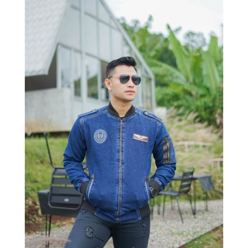 JAKET JEANS ROCA FELA SLETING - JAKET JEANS PRIA ( BISA BAYAR DI TEMPAT / COD ) JAKET JEANS PRIA