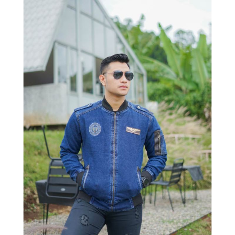 JAKET JEANS ROCA FELA SLETING - JAKET JEANS PRIA ( BISA BAYAR DI TEMPAT / COD ) JAKET JEANS PRIA