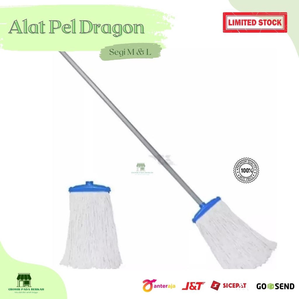 GPB - Lap Pel Dragon - Lap Mop Dragon M dan L - Alat Pel Lantai
