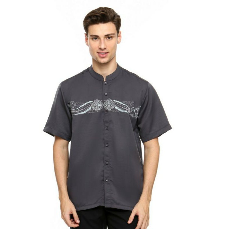 baju koko lengan pendek-sizeXL