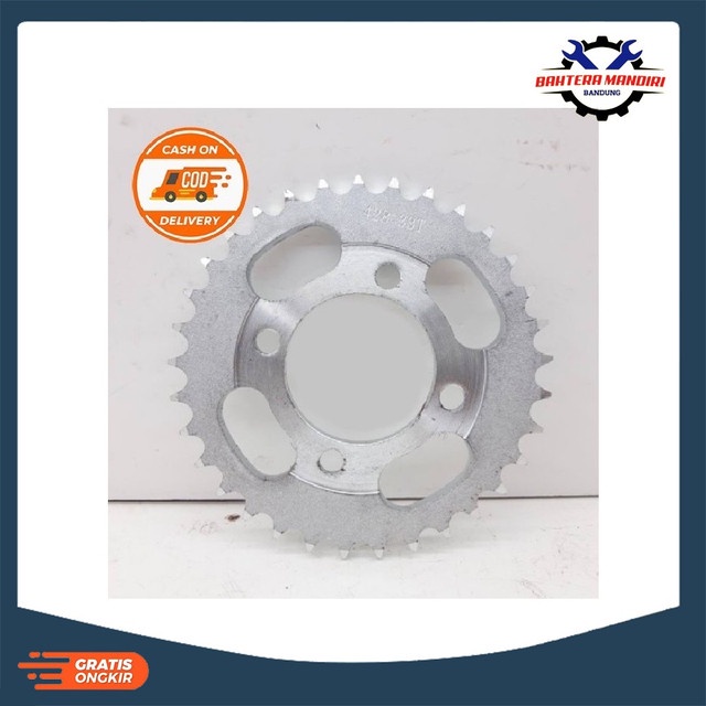 GEAR GIR GIR BELAKANG HONDA SUPRA GRAND PRIMA LEGENDA ASTREA C70 UKURAN 428 MATA 33 BAYAR DI TEMPAT 