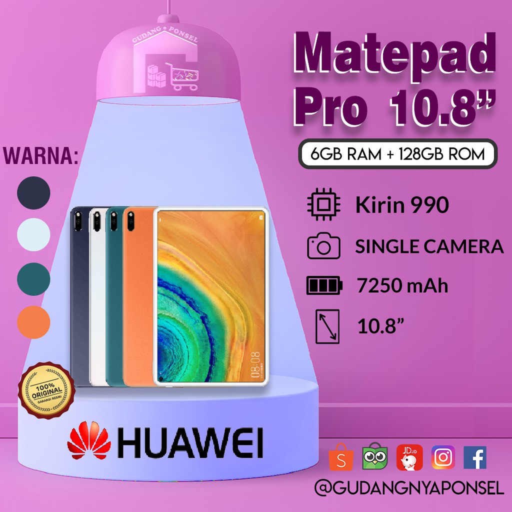 [100% RESMI] HUAWEI MATEPAD PRO 10.8" — 6GB/128GB