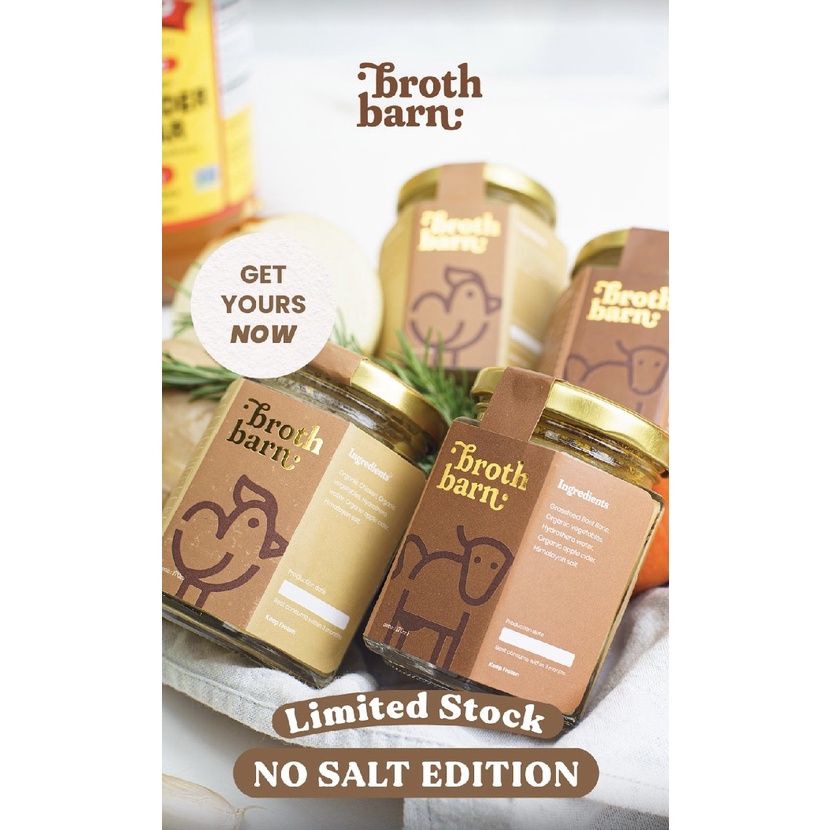 

(NO SALT) BEEF bone broth / sari pati sapi tanpa garam by broth barn