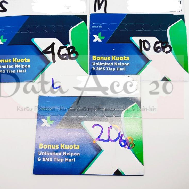 trxLl2L6--XL FLEX UNLIMITED NASIONAL 4GB / 10GB / 20GB - XTRA ON 4GB kuota- Data Internet XL