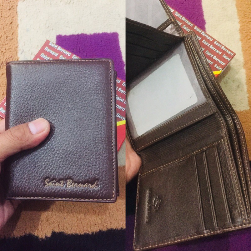 Dompet pria lipat buku bahan kulit asli banyak slot penyimpanan kartu #dompet #dompetkulit