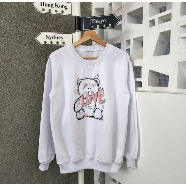 Sweater Wanita Grosir Berkualitas - Bear love