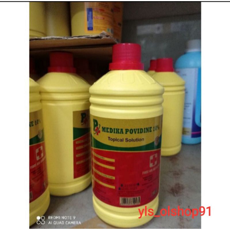 Obat Luka - Povidine Iodine Medika 1000 Ml / medika iodine povidone / povidone iodine 1000ml